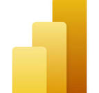 yellow power bi logo